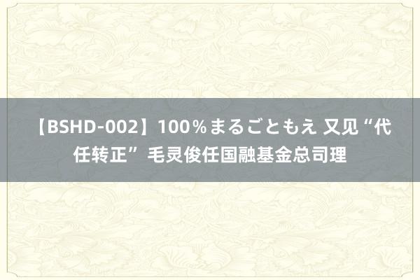 【BSHD-002】100％まるごともえ 又见“代任转正” 毛灵俊任国融基金总司理