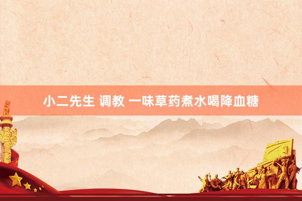 小二先生 调教 一味草药煮水喝降血糖