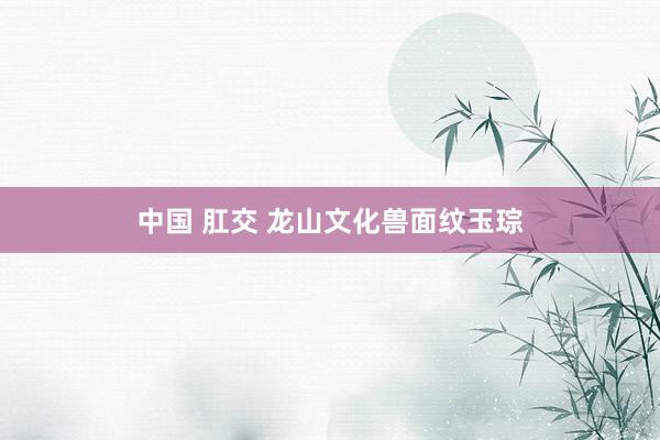 中国 肛交 龙山文化兽面纹玉琮